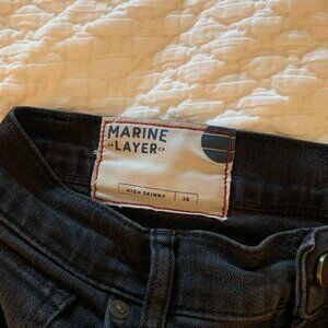 Marine Layer High Skinny Jeans Size 28